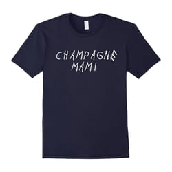 Champagne Mami Shirt Premium Mom Power Mama Love Family Tee-Father's Day - XXL