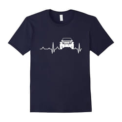Unlimited Heartbeat Love Jeep T- Shirt-Father's Day - S