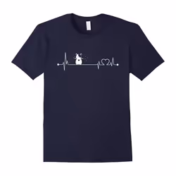 Guinea Pig T-Shirt, i love Guinea Pig heart beat-Father's Day - S
