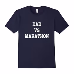 Mens Marathon Shirt For Men Dads Funny Running Shirt Runner Gift-Father's Day - M