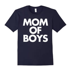 Mom of Boys Cute Family Love Mother's Day Mama Tee-Father's Day - XXL