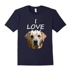 I Love My Labrador T-Shirt-Father's Day - L