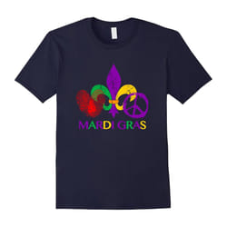 Peace Love Mardi Gras 2018 Shirt New Orleans Vintage-Father's Day - XXXL
