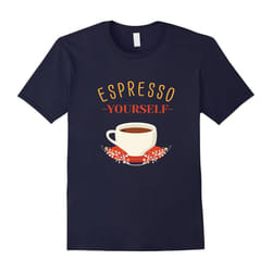 FUNNY ESPRESSO YOURSELF T-SHIRT Coffee Lovers Gift-Father's Day - XXL