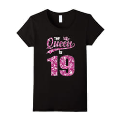 Womens Funny 19 Birthday T-Shirt, Birthday Gifts For Adult Girls-Father's Day - XL
