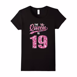 Womens Funny 19 Birthday T-Shirt, Birthday Gifts For Adult Girls-Father's Day - XXL