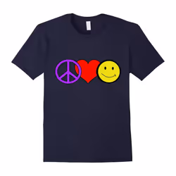 Peace Love Happiness T-Shirt-Father's Day - M