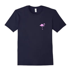 Pocket Flamingo T-Shirt â Pink Flamingo Bird Lovers Pun Tee-Father's Day - XL