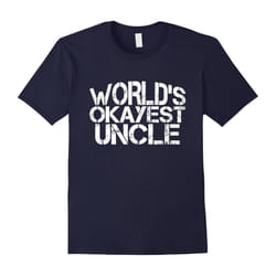 Mens Mens World's Okayest UnFather's Daye Father's Day Papa Grandpa Tee-Father's Day - XL