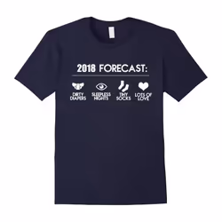Mens Funny New Dad T-shirt for expecting fathers-Father's Day - S