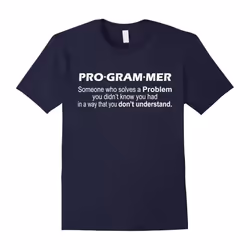 Funny Dad Programmer Meaning Computer Science Geek T-Shirt-Father's Day - XXXL