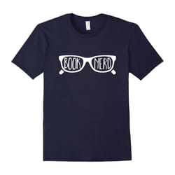 Book Nerd T-Shirt for Book Lovers-Father's Day - S