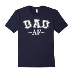 Men's Dad AF Daddy shirt gift idea-Father's Day - S