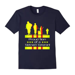 Men's Proud Son of a Vietnam Veteran T-Shirt vietnam veteran gifts-Father's Day - L