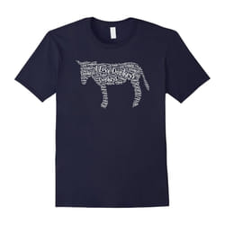 I Love Donkey Word Graphic Father's Dayoud Animal Lover Cute Tee Shirt-Father's Day - L