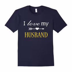 Women's I Love My Awesome Husband T-Shirt-Father's Day - L