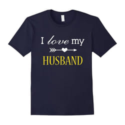 Women's I Love My Awesome Husband T-Shirt-Father's Day - XL