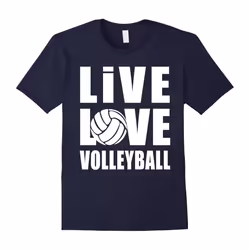 Live Love Volleyball T-shirt Volleyball Lovers Tshirt-Father's Day - L