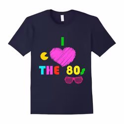 I love the 80s T shirt- I love the 80s shirt â Unisex-Father's Day - XXXL