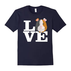 Guinea Pig Shirt, Love Guinea Pig T-Shirt-Father's Day - L