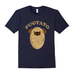 COOL DISTRESSED PUG T-SHIRT Cute Funny Dog Lovers Gift-Father's Day - XXXL