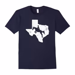 Texas Horse Jumping Shirt Equestrian Gifts-Father's Day - S