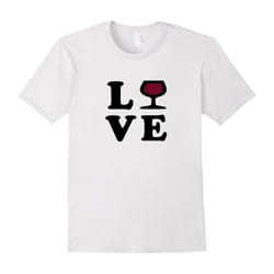 I Love Wine T-Shirt â Funny Wine Shirt for Women & Men-Father's Day - M