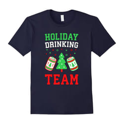 HOLIDAY DRINKING TEAM PULLOVERS T-SHIRT-Father's Day - XL
