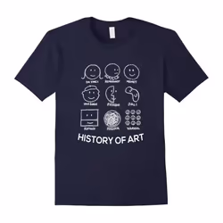 History of Art T Shirt â Cool Art Lover Shirt-Father's Day - XL