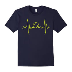 Tennis Heartbeat T Shirt â I Love Tennis Shirt-Father's Day - XXL