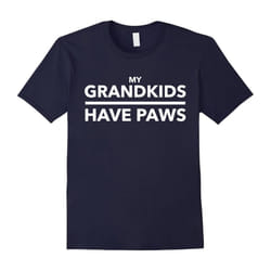 My Grandkids Have Paws pet lovers gift t-shirt-Father's Day - XXL