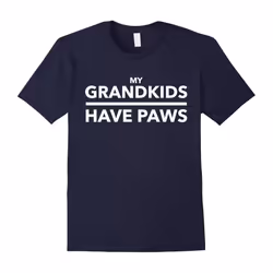 My Grandkids Have Paws pet lovers gift t-shirt-Father's Day - XXXL