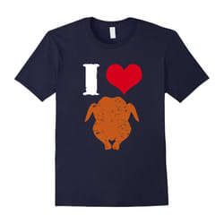I Love Turkey T-shirt Thanksgiving Funny T-shirt-Father's Day - XXXL