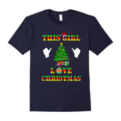 This Girl Loves Christmas T-shirt-Father's Day - L