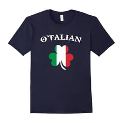 O'Talian Italian Irish St. Patrick's Day Father's Dayover T-Shirt-Father's Day - XL