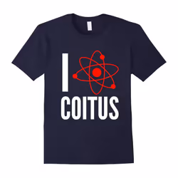 I Love Coitus Geek Nerd Funny T-Shirt-Father's Day - XL
