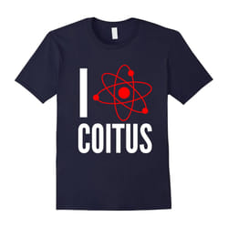 I Love Coitus Geek Nerd Funny T-Shirt-Father's Day - XXL