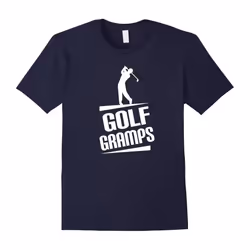 Men's Gramps Golf T-shirt Grandpa Golfing Fathers Day Gift tee-Father's Day - M