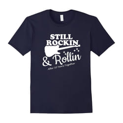10th Wedding Anniversary Gifts 10 Year Shirt For Him and her-Father's Day - L