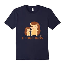 Hedgehugs Hedgehog Shirt Cute Hug Love Heart Funny Pun Tee-Father's Day - XXL