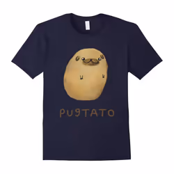 BestFamily â Pugtato, Pug and Potato T-Shirts-Father's Day - S