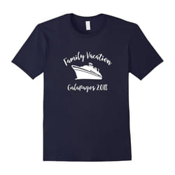 Matching Family Vacation Galapagos 2018 Cruise T-Shirt-Father's Day - L