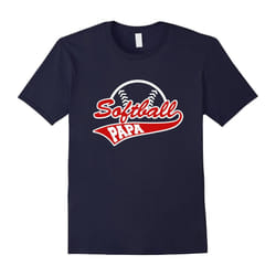 Softball Papa T-Shirt â Softball Lover â Gift For Papa-Father's Day - XXL