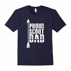 Proud Scout Dad â Parent Father of Boy Girl Father's Dayub T-Shirts-Father's Day - XL