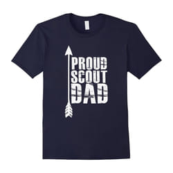 Proud Scout Dad â Parent Father of Boy Girl Father's Dayub T-Shirts-Father's Day - XXXL