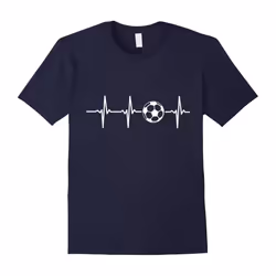 My Heart Beats For Soccer Shirt â I LOVE Soccer Shirt-Father's Day - M