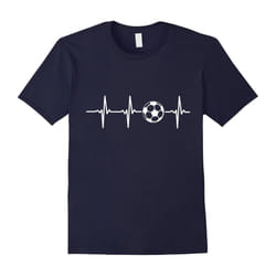My Heart Beats For Soccer Shirt â I LOVE Soccer Shirt-Father's Day - XL