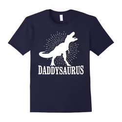 Men's Daddysaurus Rex T-shirt-Father's Day - M