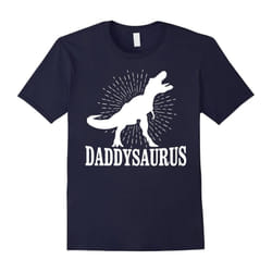 Men's Daddysaurus Rex T-shirt-Father's Day - XXXL