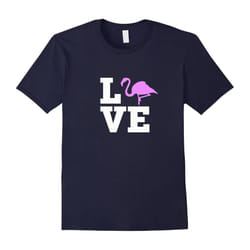 Flamingo Love T-Shirt â Pink Flamingo Bird Lover Pride Tee-Father's Day - S